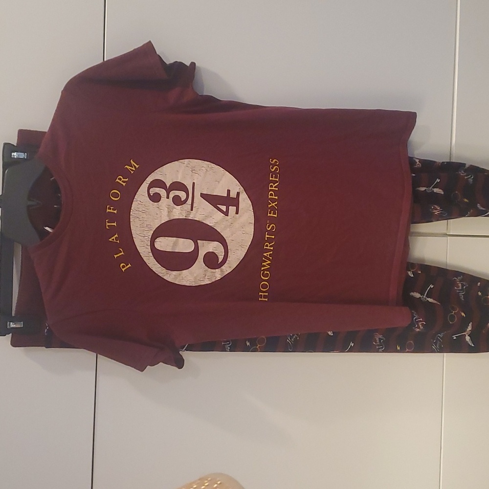 Harry Potter pajama set women's size small